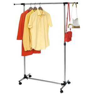 Tatkraft Pegasus | Kleiderstange | Rollbar | Teleskop | Stahl 84–136X45X90–158cm |