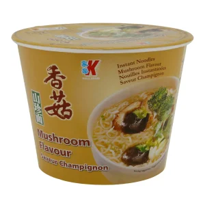 Instant-Nudeln Kailo Brand | Mushroom Flavour | Mit Pilzgeschmack im Becher | 120 g