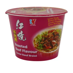 Instant-Nudeln Kailo Brand | Beef Flavour | Mit Roasted-Beef-Geschmack im Becher | 120 g