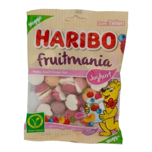 Fruitmania Joghurt HARIBO | Fruchtige Gummis | Mit Joghurtfüllung und 10% Fruchtsaft | 160 g