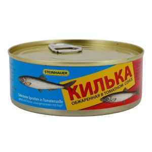 Gebratene Sprotten Steinhauer | In Tomatensoße | Fischgericht | 240 g