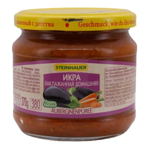 Auberginenpüree Steinhauer | Vegan | Hausgemacht | 370 g Glas