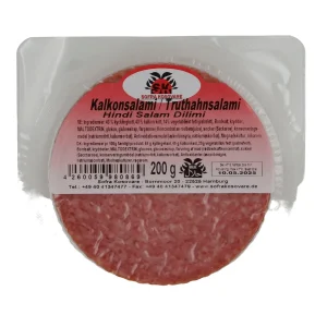 Kalkonsalami | Halal-Truthahnsalami, geräuchert | 200 g