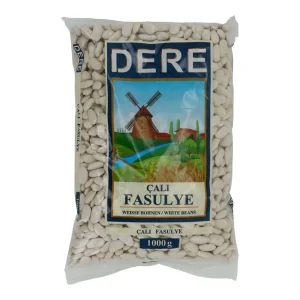 Hülsenfrucht Dere | Çalı Fasulye | Weiße Bohnen für Suppen & Salate | 1000 g