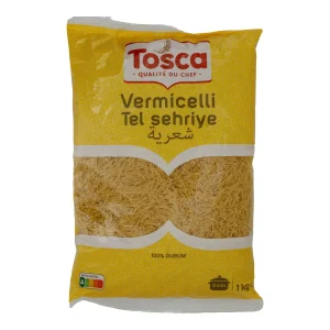 Vermicelli Tosca (Tel Sehriye) | Nudeln | Feine Hartweizengrießnudeln | 1 kg