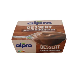 Schokopudding Alpro Dessert | Dessert | Pflanzlicher Schokopudding ohne Kühlung | 500 g (4 x 125 g)