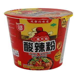 Instant Vermicelli Bai Jia Hi A Kuan | Glasnudeln | Spicy Hot | 105 g