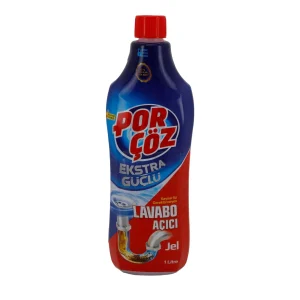 Rohrreiniger Por Çöz Gel Lavabo Açıcı | Reiniger | Extra starke Rohrreinigung | 1 l