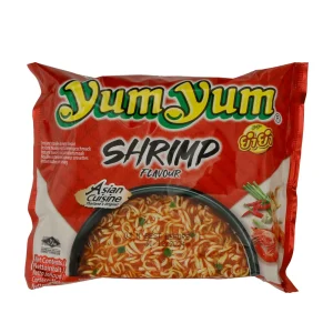 Instant-Nudeln Yum Yum | Shrimp | Pikante Nudelsuppe mit Meeresnote | 60 g