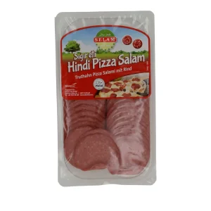 Pizza-Salami Selam | Hindi Pizza Salami | Halal, Truthahn & Rind | 200 g