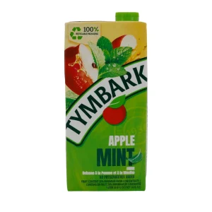 Tymbark | Apfel-Minz-Getränk | 20 % Fruchtgehalt | 1 l